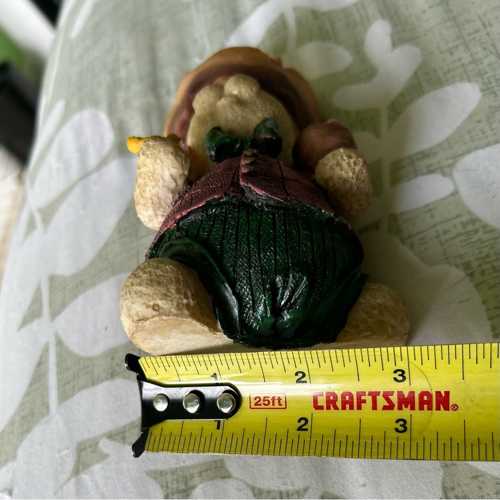VTG Charming Cottagecore Bunny Rabbit Easter Egg Basket Figurine Decor Accent - Picture 10 of 11